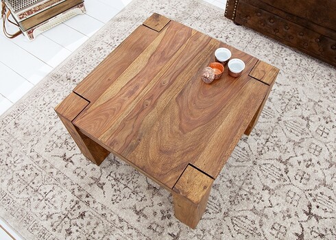 Diivanilaud MAKASSAR sheesham, 60x60xH40 cm