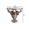 Diivanilaud MATADOR pronks, 56x56xH53 cm