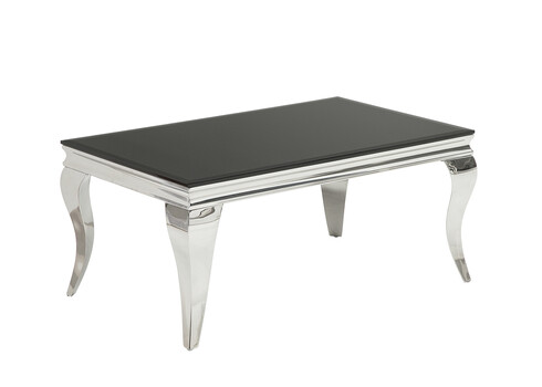 Diivanilaud MODERN BAROQUE must, 100x60xH45 cm