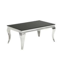 Diivanilaud MODERN BAROQUE must, 100x60xH45 cm