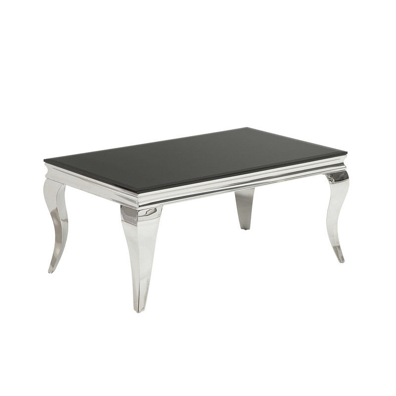 Diivanilaud MODERN BAROQUE must, 100x60xH45 cm