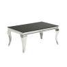 Diivanilaud MODERN BAROQUE must, 100x60xH45 cm