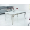 Diivanilaud MODERN BAROQUE valge, 100x60xH45 cm