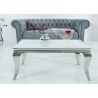Diivanilaud MODERN BAROQUE valge, 100x60xH45 cm