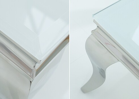 Diivanilaud MODERN BAROQUE valge, 100x60xH45 cm