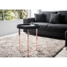 Diivanilaud MODULAR must / vask, 40x40xH50 cm