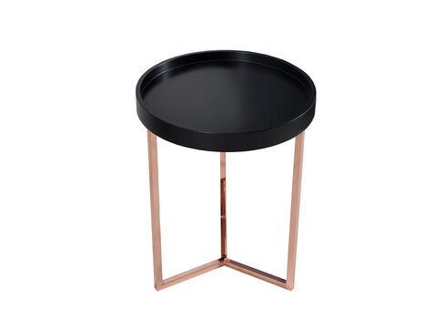 Diivanilaud MODULAR must / vask, 40x40xH50 cm
