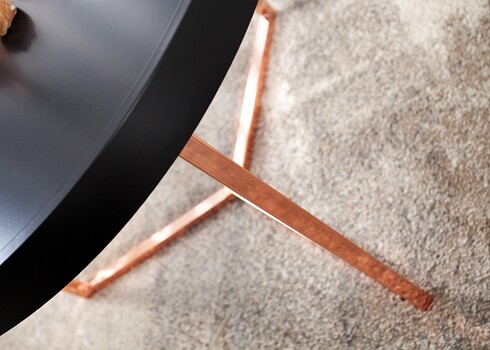 Diivanilaud MODULAR must / vask, 60x60xH45 cm