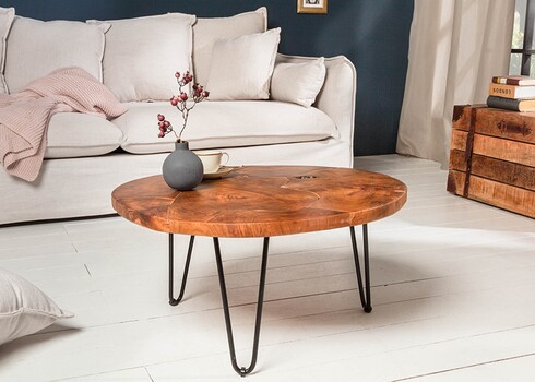 Diivanilaud MOSAIC tiigipuu, 70x70xH36 cm