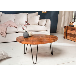 Diivanilaud MOSAIC tiigipuu, 70x70xH36 cm