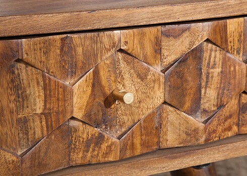 Diivanilaud MYSTIC LIVING sheesham, 110x60xH40 cm