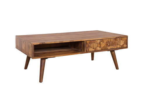 Diivanilaud MYSTIC LIVING sheesham, 110x60xH40 cm