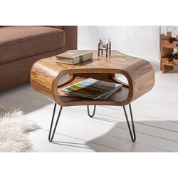 Diivanilaud ORGANIC LIVING sheesham, 60x60xH46 cm