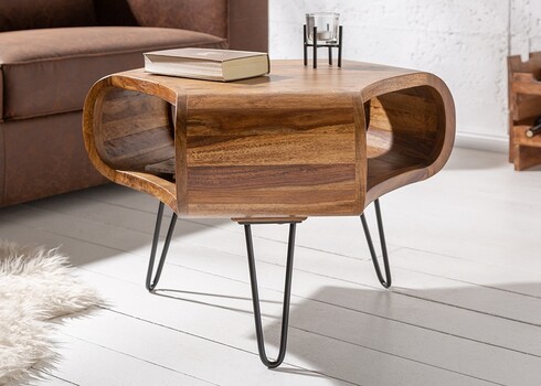 Diivanilaud ORGANIC LIVING sheesham, 60x60xH46 cm