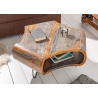 Diivanilaud ORGANIC LIVING sheesham / suitshall, 70x70xH38 cm