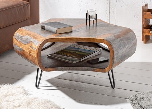 Diivanilaud ORGANIC LIVING sheesham / suitshall, 70x70xH38 cm