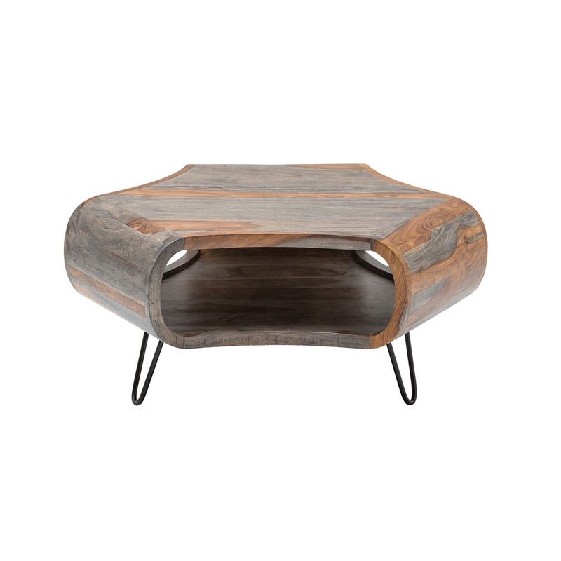 Diivanilaud ORGANIC LIVING sheesham / suitshall, 70x70xH38 cm