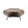 Diivanilaud ORGANIC LIVING sheesham / suitshall, 70x70xH38 cm