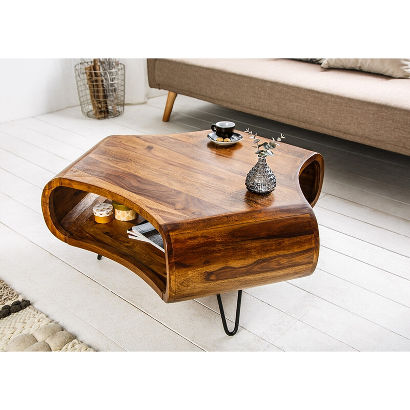 Diivanilaud ORGANIC LIVING sheesham, 90x90xH38 cm