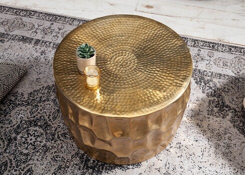 Diivanilaud ORIENT kuldne, 53x53xH35 cm