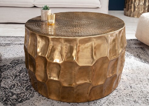 Diivanilaud ORIENT kuldne, 68x68xH40 cm