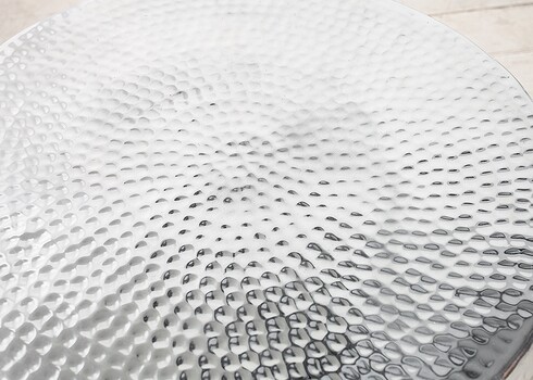 Diivanilaud ORIENT hõbe, 60x60xH40 cm