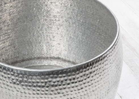 Diivanilaud ORIENT hõbe, 60x60xH40 cm