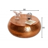 Diivanilaud ORIENT vask, 80x80xH30 cm