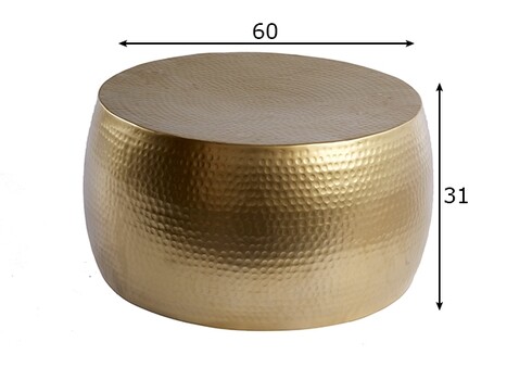 Diivanilaud ORIENT II kuldne, 60x60xH31 cm