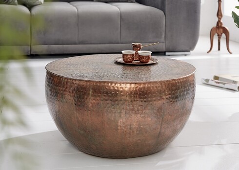 Diivanilaud ORIENT II põletatud vask, 60x60xH3 cm