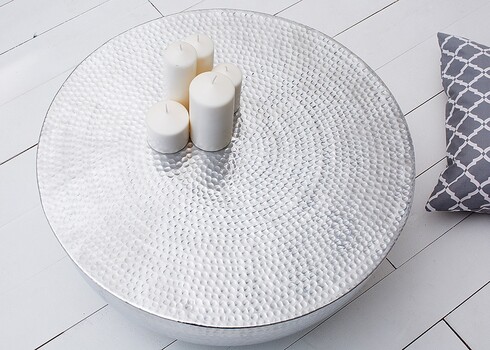 Diivanilaud ORIENT II hõbe, 60x60xH30 cm