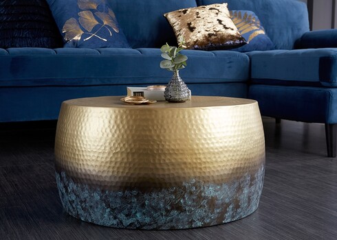 Diivanilaud ORIENT III põletatud kuld, 60x60xH31 cm