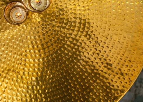 Diivanilaud ORIENT kuldne, 70x70xH30 cm