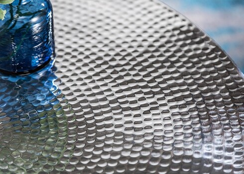 Diivanilaud ORIENT hõbe, 70x70xH30 cm