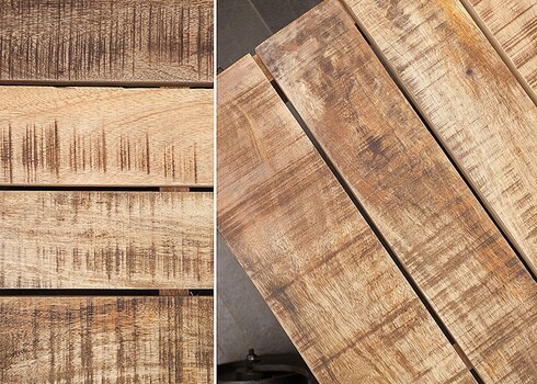 Diivanilaud RAILWAY mango, 160x80xH40 cm