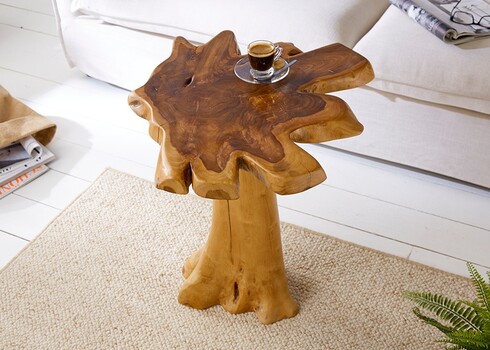 Diivanilaud ROOT tiigipuu, 50x50xH60 cm