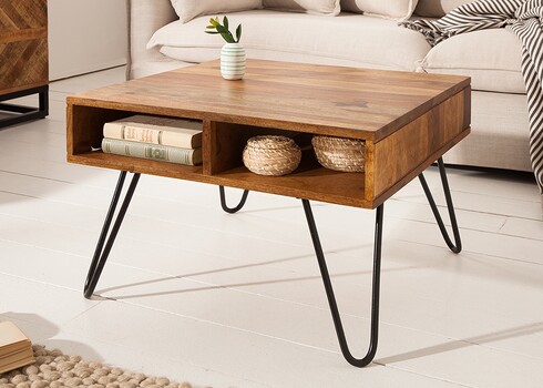 Diivanilaud SCORPION sheesham, 60x60xH41 cm