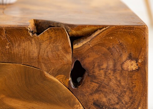 Diivanilaud SQUARE tiigipuu, 90x60xH50 cm