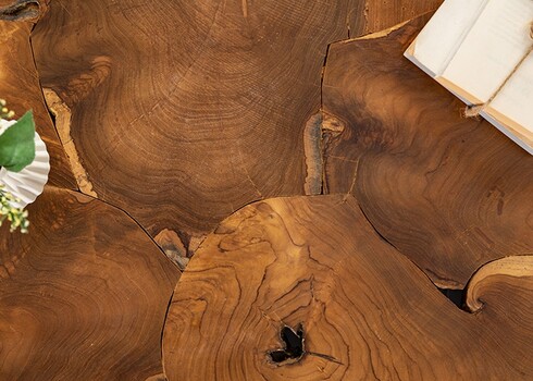 Diivanilaud SQUARE tiigipuu, 90x60xH50 cm