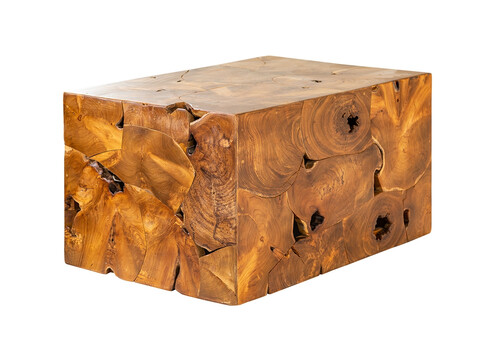 Diivanilaud SQUARE tiigipuu, 90x60xH50 cm