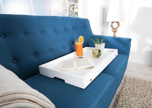 Abilaud SCANDINAVIA valge / tamm, 60x35xH30 cm