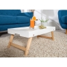 Abilaud SCANDINAVIA valge / tamm, 60x35xH30 cm