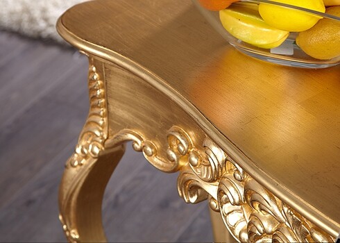 Konsoollaud VENICE kuldne, 110x35xH75 cm
