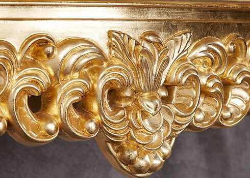 Konsoollaud VENICE kuldne, 110x35xH75 cm