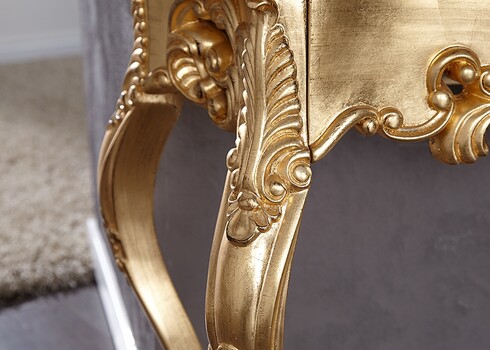 Konsoollaud VENICE kuldne, 110x35xH75 cm