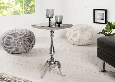 Abilaud JARDIN hõbe, 35x35xH55 cm