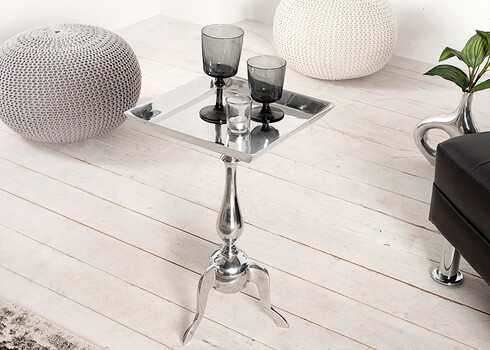 Abilaud JARDIN hõbe, 35x35xH55 cm