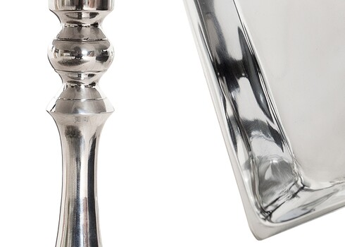 Abilaud JARDIN hõbe, 35x35xH55 cm