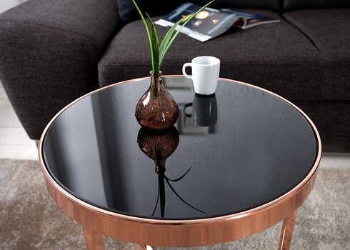 Abilaud  ART DECO must /  vask, 45x45xH50 cm