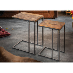 Abilaudade komplekt BARRACUDA tumepruun